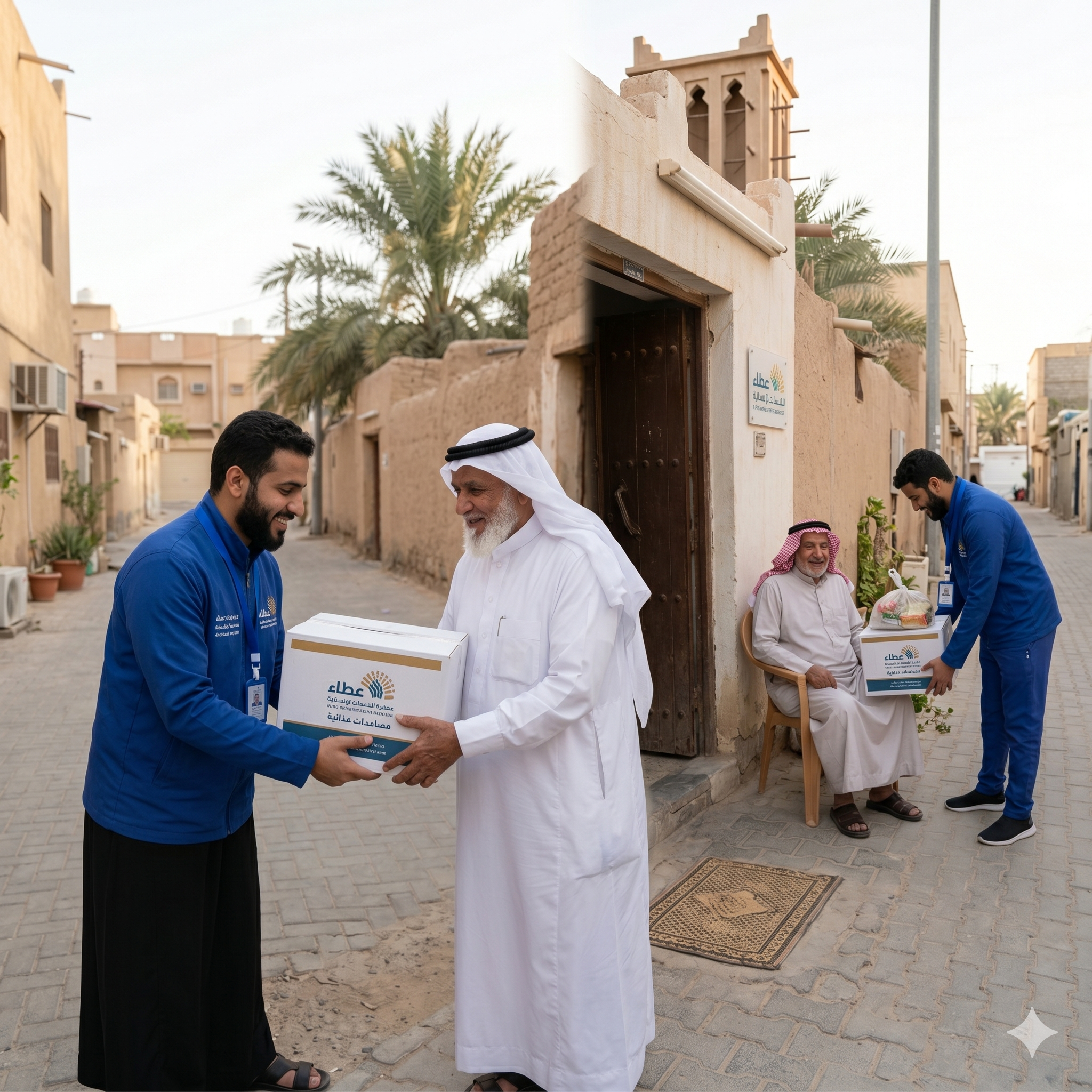 عطاء للخدمات الإنسانية ببدائع مرحب