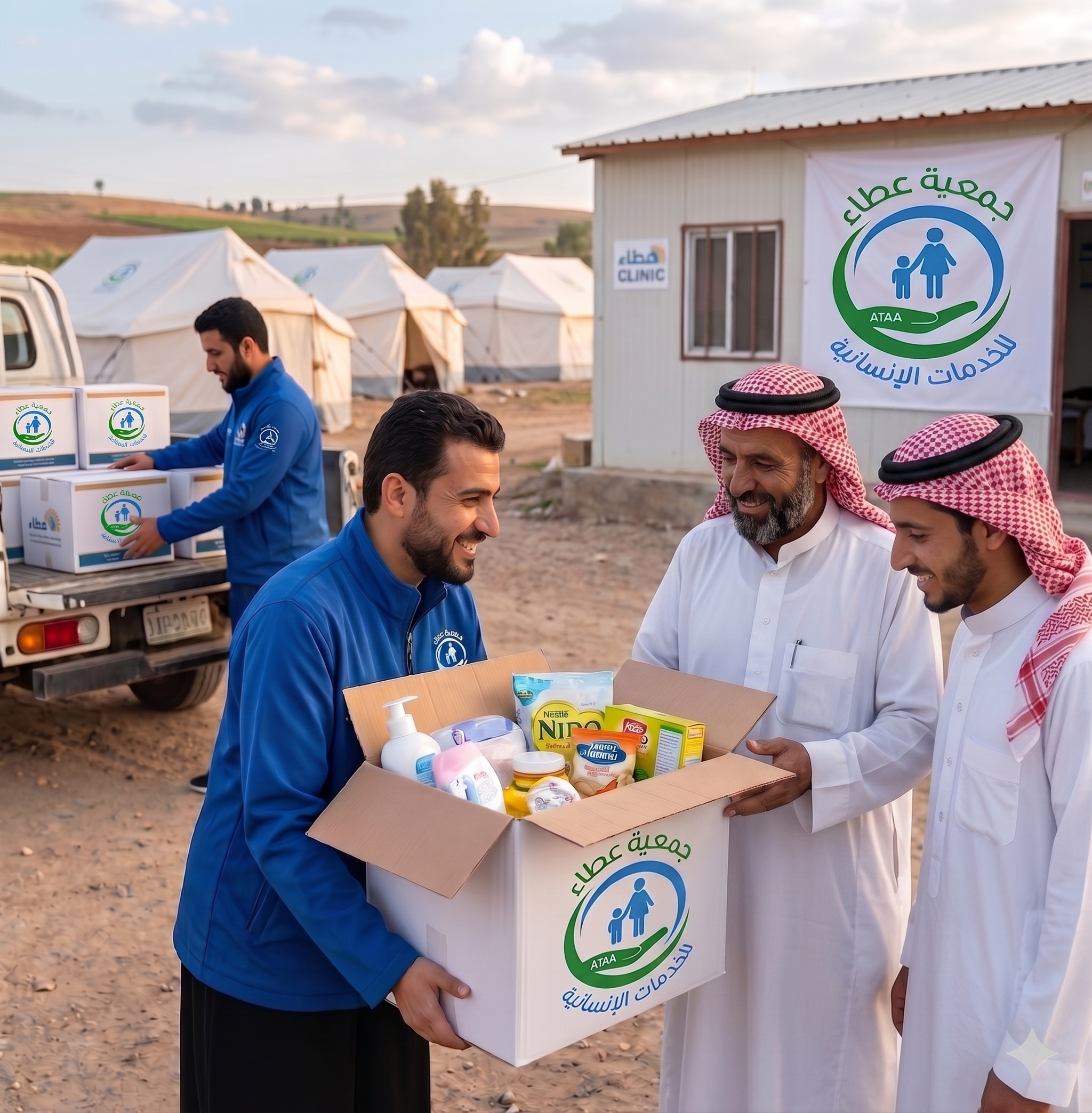 عطاء للخدمات الإنسانية ببدائع مرحب