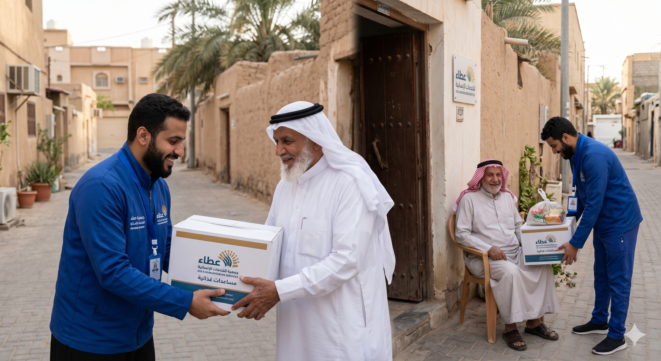 عطاء للخدمات الإنسانية ببدائع مرحب